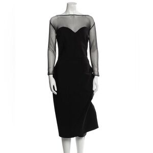 La Petite Robe di Chiara Boni
Bateau Neckline Midi Length Dress Black